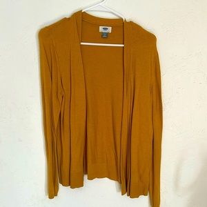 Mustard Yellow Cardigan